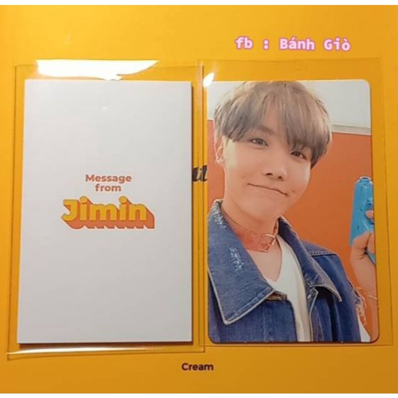 [ OFFICIAL ] [ CÓ SẴN ] Card Jhope, Mess Jimin Butter Cream BTS hàng chính hãng