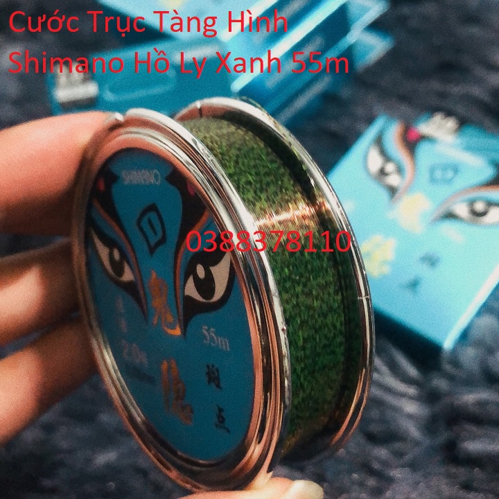 Dây Cước Trục Câu Cá Tàng Hình Shimano Hồ Ly Xanh 55m