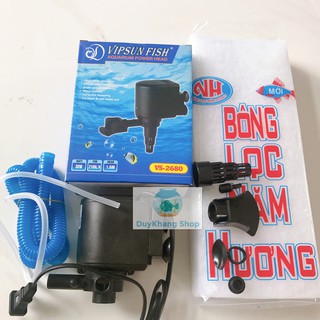 [Tặng Bông Lọc] Khi mua  Máy Bơm, Máy Lọc Nước 30W VS-2680 Cho Hồ Cá Cảnh, Loại Này Chỉ Có Máy,phụ Kiện, Bông Lọc