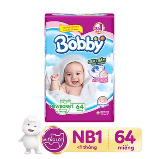 Miếng Lót Bobby Fresh Newborn 1 - 64 miếng/108 miếng