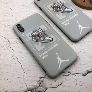 Ốp điện thoại họa tiết giày thể thao Joint Jordan cho iPhone X Case 7Plus 8Plus 7 8 6Plus 6Splus 6 6S