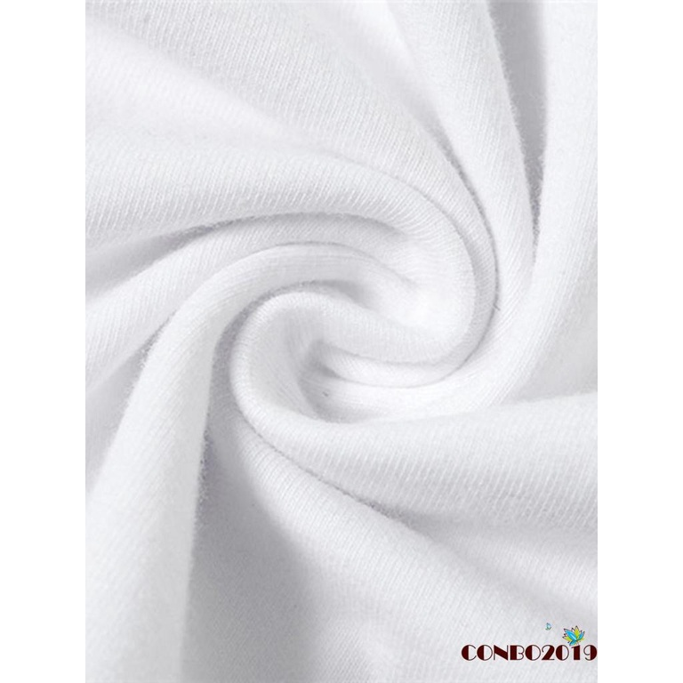 Áo thun lửng ngắn tay in chữ thời trang nữ tính