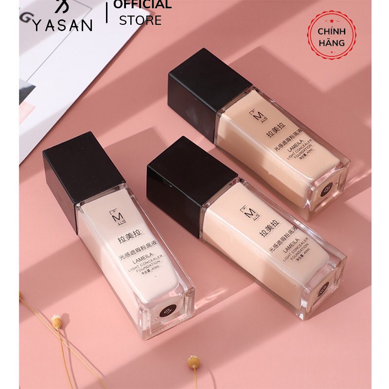 Kem Nền Che Khuyết Điểm BB Cream Lameila Kiềm Dầu Sáng Mịn Da Light Concealer Foundation Yasan