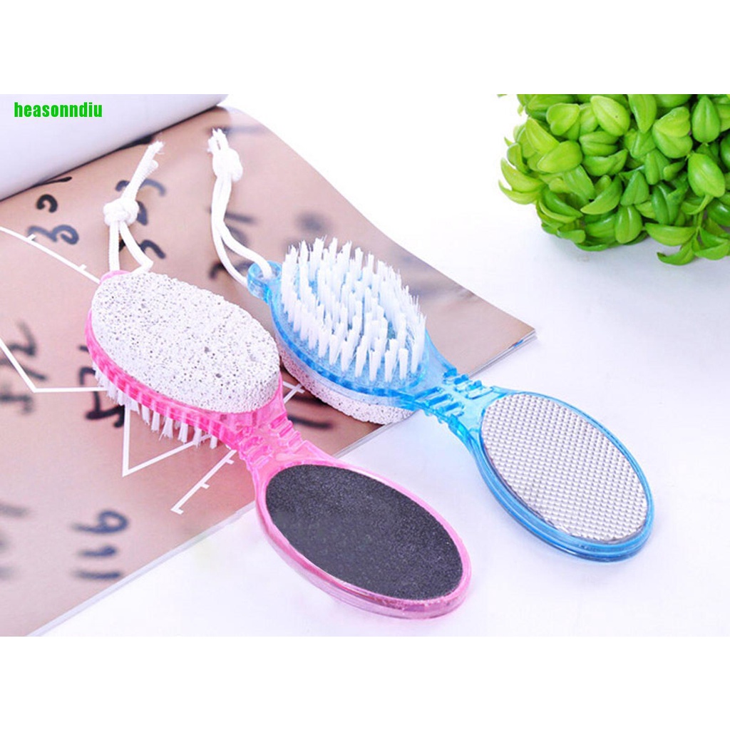 Bàn chải đá chà tẩy tế bào chết chăm sóc bàn chân 4 trong 1