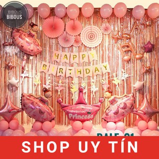 SET TRANG TRÍ SINH NHẬT BÉ GÁI HÌNH CÔNG CHÚA BALE GIÁ SỈ