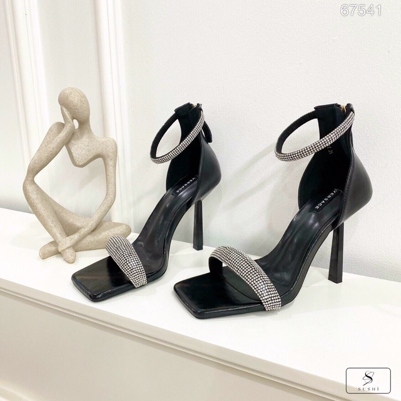 Sandal quai đá cao gót 9p (Form to)