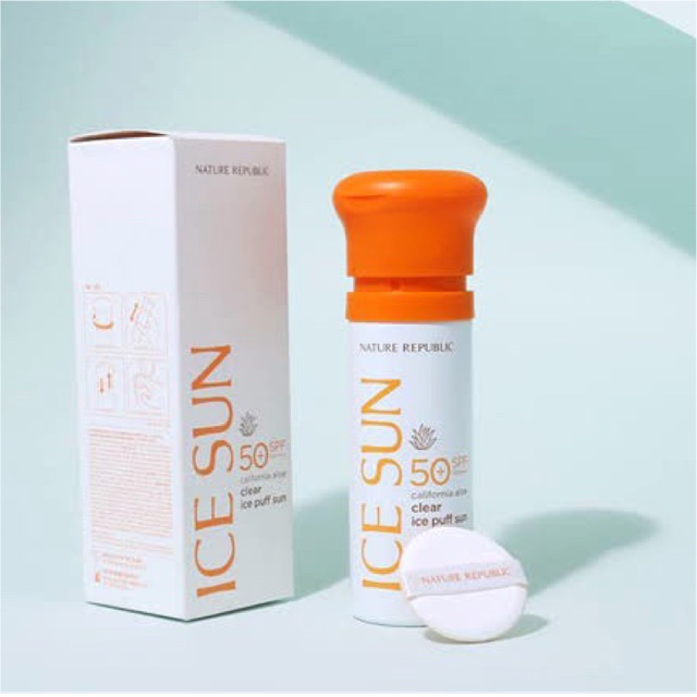Kem chống nắng Ice Sun California Aloe Ice Puff Sun SPF50+ PA++++