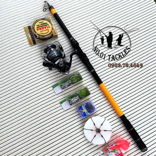 Bộ cần câu Lure trâu bò máy Shimano Sienna 4000 - tặng kèm full phụ kiện câu lure - lục