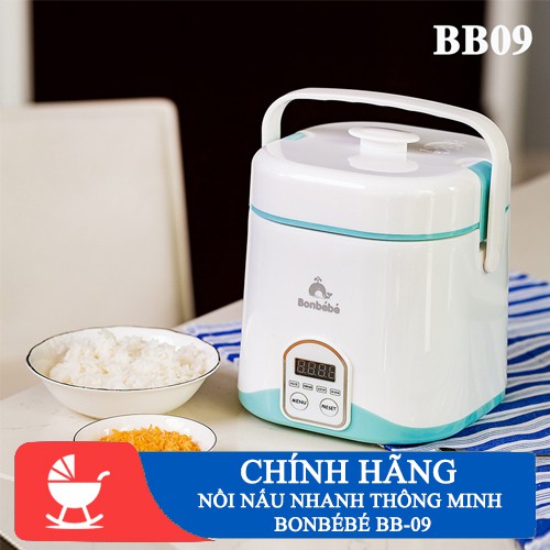 [ CHÍNH HÃNG ] NỒI NẤU NHANH THÔNG MINH BONBÉBÉ BB-09 [ LOVI MART ]