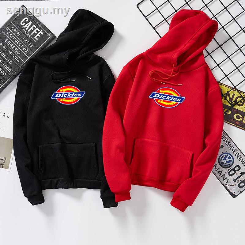 Áo Khoác Hoodie Dickies Dáng Rộng Dày Dặn Thời Trang Thu Đông Cho Nam Nữ