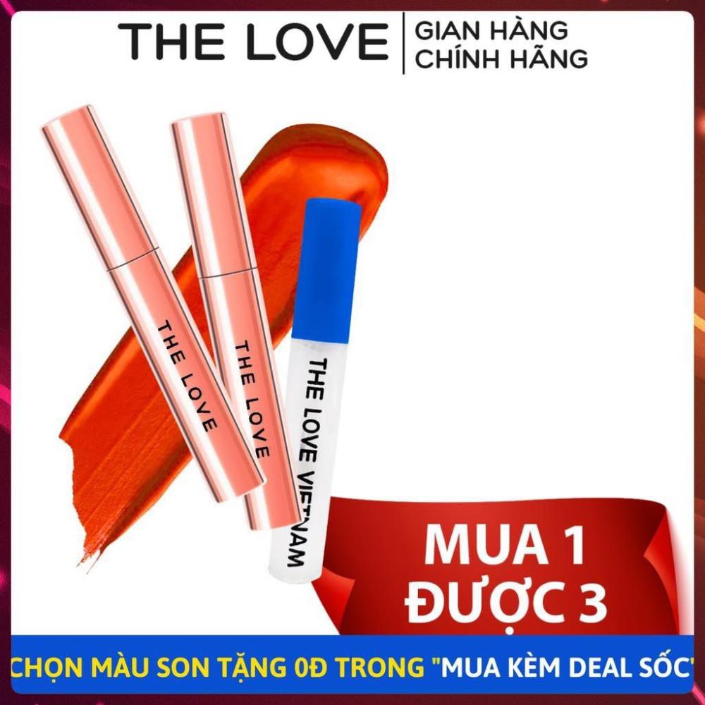 [MUA 1 ĐƯỢC 3] Son Kem Lì Không Chì THE LOVE VN Chính hãng 4ml