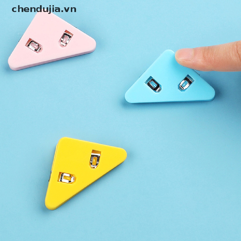 Bộ 5 Kẹp Giấy Hình Tam Giác Nhiều Màu Sắc