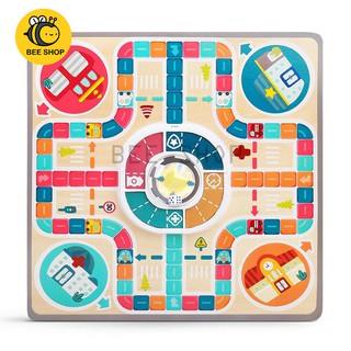 [HOT BỎNG TAY] Bộ Cờ Cá Ngựa Phiên Bản Ô Tô Bằng Gỗ - Đồ Chơi Thông Minh Cho Trẻ