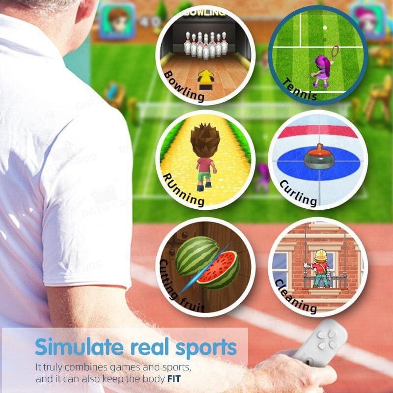 Máy chơi game Stick 4K cổ điển, Máy chơi game Thể thao 830 game sport + game cổ điển + chém hoa quả, chạy bộ ,...