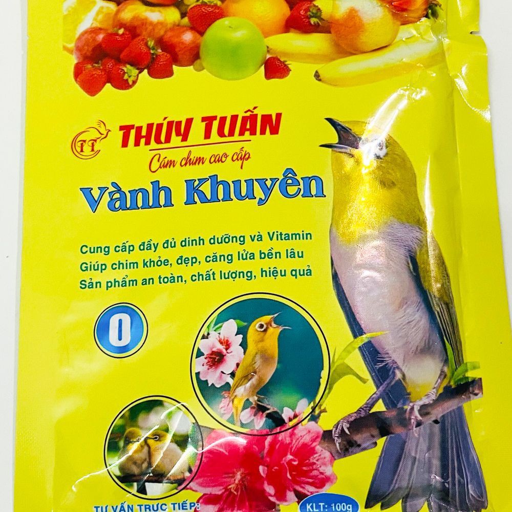 Cám chim khuyên Thúy Tuấn số 1 đóng gói cao cấp giá rẻ loại 100gram