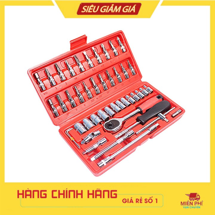 DỤNG CỤ 46 MÓN SỬA CHỮA XE MÁY