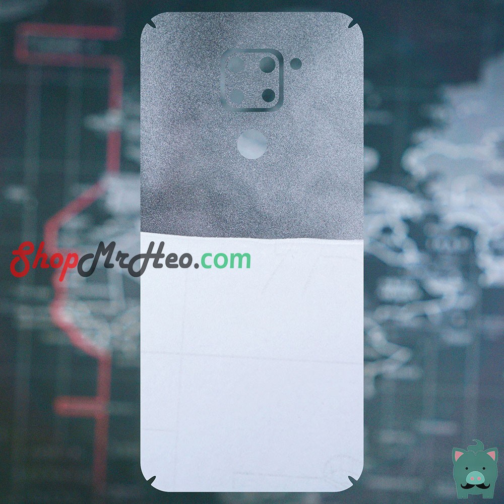 Skin Dán Mặt Sau Lưng Vân 3D Xiaomi Redmi 10X 4G - Redmi 10X 5G - Redmi 10x Pro 5G - Carbon, Hình hộp, Nhám, Vân Da