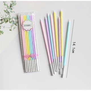 Set vỉ nến 8 que nhiều màu