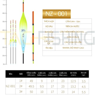 Phao vua câu nano nz-001