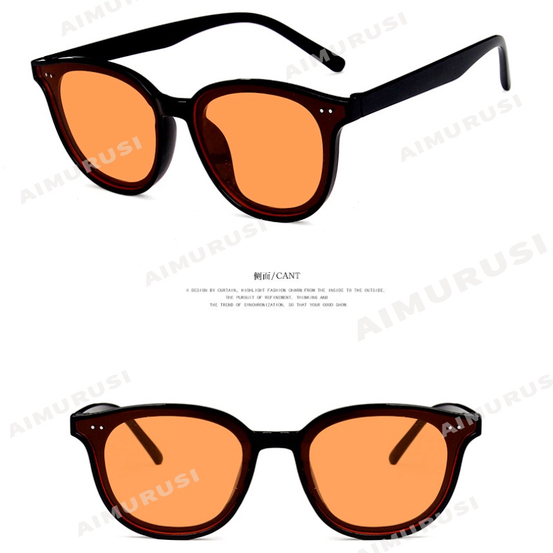 Kính mát gọng oval phong cách Hàn Quốc Ulzzang thời trang cho nam nữ