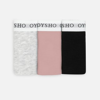 OY172 Oysho Set 3 Quần Cotton Bản Lưng Logo - Dáng Nguyên Mông