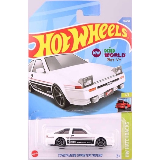 Xe mô hình Hot Wheels basic Toyota AE86 Sprinter Trueno HCV01.