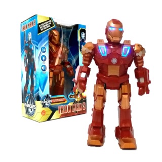 Có sẵn ✨✨ Robot Người Sắt - Người Nhện có đèn và đi lại ✨✨