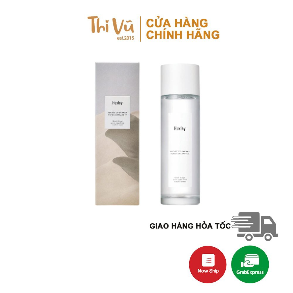 Toner nước cân bằng Huxley Secret Of Sahara Toner Extract It 120ml - Thi Vũ