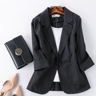 [ORDER] Blazer Vest Linen Summer 2020 (6 màu, tay lỡ).