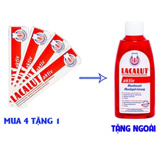 Kem Đánh Răng Lacalut Aktiv Ngừa Chảy Máu Chân Răng Hàng Nhập Khẩu Đức