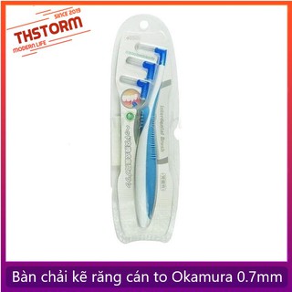 Bàn chải kẽ răng chữ L cán to cao cấp L2 Extra dành cho người chỉnh nha