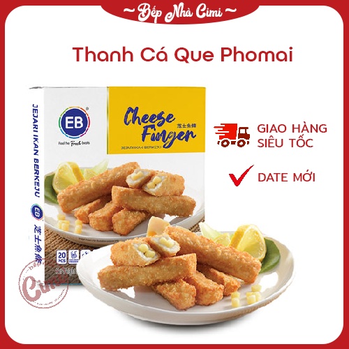 Thanh Cá Que Phô Mai EB Malaysia 500g - Viên Thả Lẩu Malaysia - Bếp Nhà CIMI