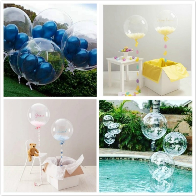 Bong bóng trong suốt 18/24/36cm trang trí tiệc
thiết kế độc đáo