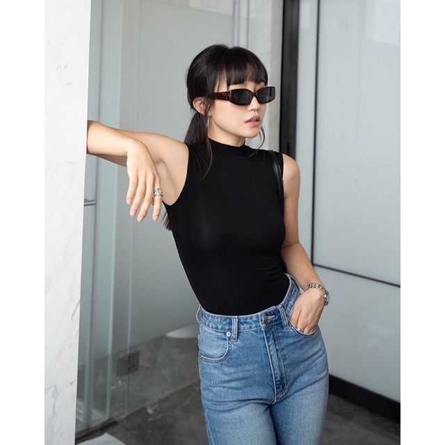 Bodysuit sát nách thun dẻo 2 lớp | BigBuy360 - bigbuy360.vn