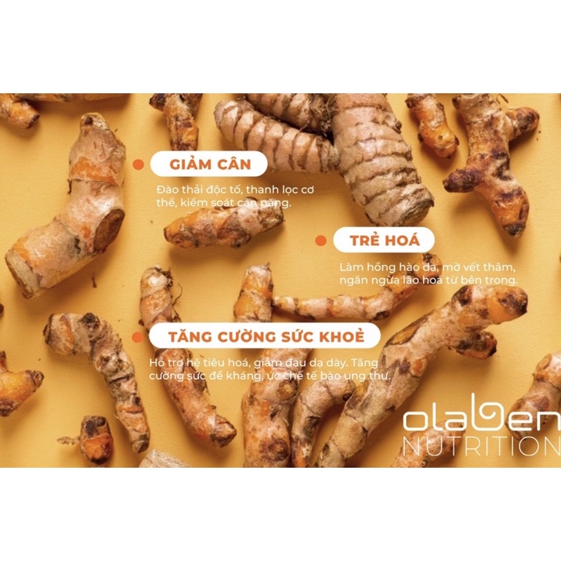 Viên tinh nghệ mật ong sữa ong chúa Olaben Nutrition
