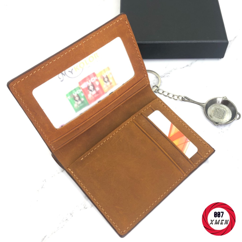 [ Da Bò Thật 100% ] Ví Nam Mini Nhỏ Gọn Nhập Khẩu,Ví Sen Mini Nhỏ Gọn Đựng Card Tiền Và Thẻ Tiện Lợi 007