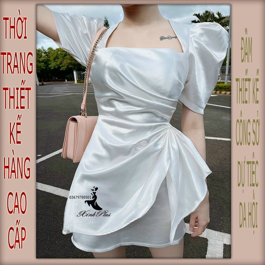 [Freeship 50K] Mẫu hottrend -Đầm Thiết Kế dự tiệc màu đỏ phối cổ ren và nơ sang trọng | BigBuy360 - bigbuy360.vn