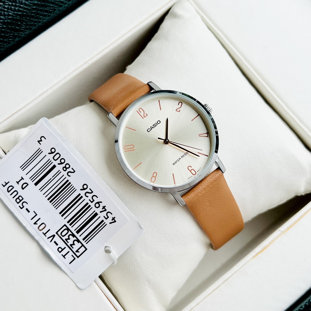 Đồng hồ nữ dây da Casio LTP-VT01L-5B