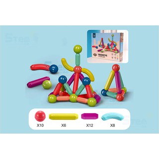 Đồ chơi ghép hình nam châm từ tính 36 chi tiết