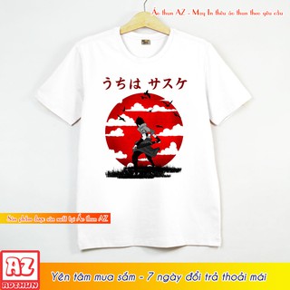Áo thun Nam Nữ In hình Naruto Sasuke - Form rộng BIGSIZE AZ F1803