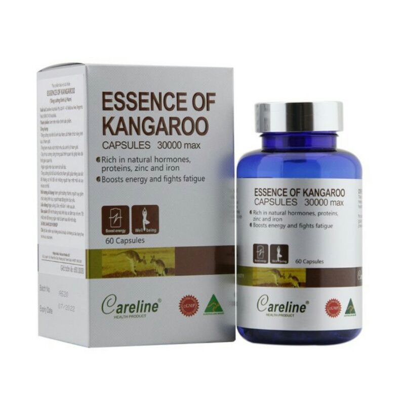 Careline Essence Of Kangaroo 60 Viên - Viên Uống Tăng Cường Sinh Lý Nam