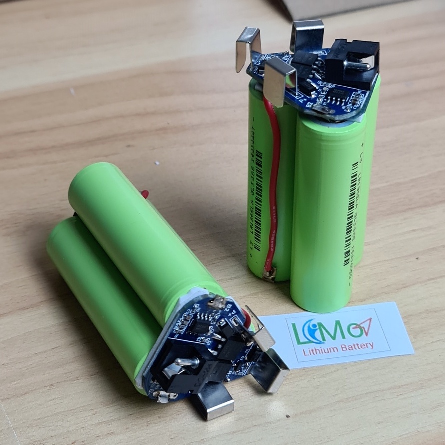 Pin máy khoan Makita 3S 12v 2600mah tam giác. Khối pin 3s 12.6V tam giác thay pin máy bắt vít, pin máy khoan 12v - LIMO