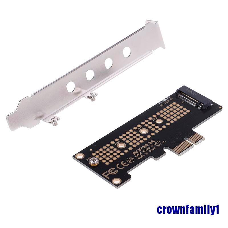 < Crownfamily1 > X4 X2 M.2 Ngff Ssd Sang Pcie X1 Converter Card Adapter Pcie X1 To M.2