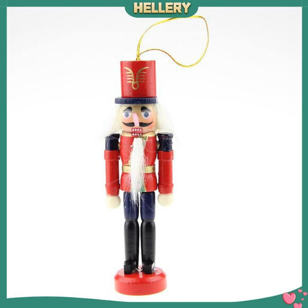 Set 6 Mô Hình Lính Mini Bằng Gỗ Dùng Trang Trí Giáng Sinh