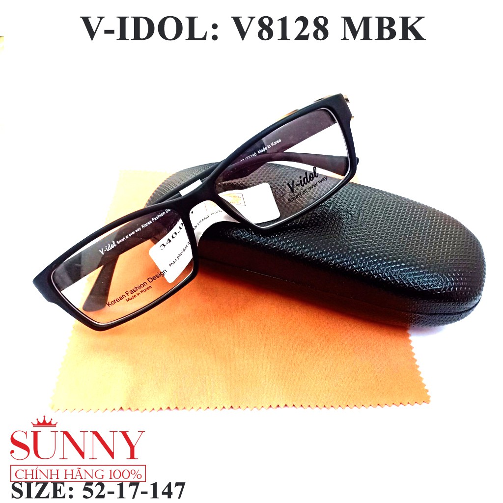 Gọng kính cận V-idol V8128 (4 màu khác nhau), sp 100% chính hãng, bảo hành vĩnh viễn