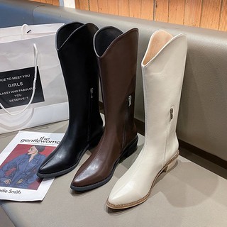 Giày Bốt Da Pu Thời Trang Cá Tính Dành Cho Nữ