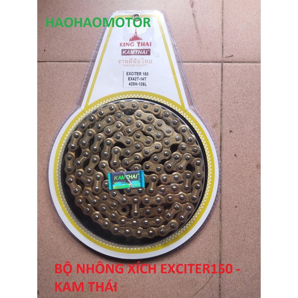 Bộ nhông xích Exciter 150 KAM THAI - KING THAI