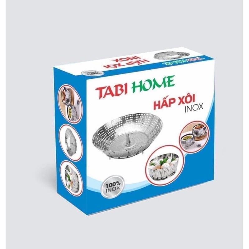 Rổ hấp - vỉ hấp - xửng hấp inox gấp gọn linh hoạt dễ sử dụng