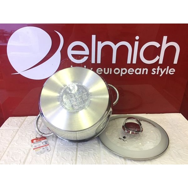 Nồi elmich inox 304 celestine 18CM, 20CM, 22CM, 24CM,28CM 5275