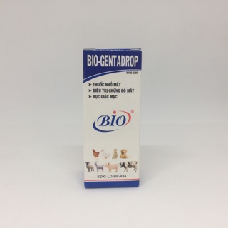 Thuốc nhỏ mắt cho chó mèo Bio Gentadrop